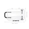 HOMSFOU Mini Suitcase Favor Box 12pcs Mini Luggage Travel Suitcase Candy Box Clear Plastic Rolling Trolley Case Jewelry Storage Holder for Wedding Birthday Black 3 x 2