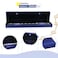 iSuperb LED Light Long Necklace Box Chain Bracelet Box Jewelry Display Case 9x 22x14 inches Storage Deep Blue Jewelry Gift Box