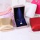 iSuperb LED Pendant Necklace Box Bracelet Box Couple Jewelry Gift Boxes Case Small Jewelry Display for Proposal Engagement Wedding Golden