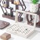 Julysky Rings Organizer Tray Velvet Jewelry Ring Storage Box with Transparent lid Jewelry Ring BoxJewelry Display Case Beige 30 Slots