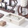 Julysky Rings Organizer Tray Velvet Jewelry Ring Storage Box with Transparent lid Jewelry Ring BoxJewelry Display Case Beige 30 Slots