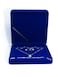 JunningGor Jewelry Set Velvet Box Necklace Earring Ring Necklace Bracelet Gift Display Case Wedding Jewelry Storage Holder Royal Blue