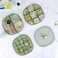 LETURE 3Layer Acrylic Jewelry Organizer Box for Stud Earrings Rings Necklaces Bracelets Claw Clip Organizer Small Bead Storage Containers for Crafts Green