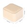 LETURE 4 Pieces Velvet Ring Gift Boxes Set Earring Pendant Jewelry Case Jewellry Display Box for Wedding EngagementProposal Birthday and Anniversary Apricot4PCS