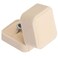 LETURE 4 Pieces Velvet Ring Gift Boxes Set Earring Pendant Jewelry Case Jewellry Display Box for Wedding EngagementProposal Birthday and Anniversary Apricot4PCS