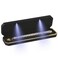 LETURE Luxury LED Necklace Long Chain Gift Box with LED Light Velvet Jewelry Box Storage Case Organizer Holder Black