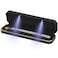 LETURE Luxury LED Necklace Long Chain Gift Box with LED Light Velvet Jewelry Box Storage Case Organizer Holder Black