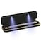 LETURE Luxury LED Necklace Long Chain Gift Box with LED Light Velvet Jewelry Box Storage Case Organizer Holder Black
