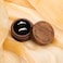 NQEUEPN Wooden Ring Box Round Wood Ring Boxes Romantic Rustic Small Engagement Ring Box Jewelry Holder Storage Case for Proposal Wedding Ceremony Anniversary Birthday Gift