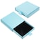 Piriuuo 2 Pcs Square Necklace Gift Box Bracelet Box Jewelry Gift Boxes with Lids Small Gifts Boxes for Jewelrys Pendent Storage Case for Necklace Bracelet Earrings Ring Display Blue