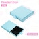 Piriuuo 2 Pcs Square Necklace Gift Box Bracelet Box Jewelry Gift Boxes with Lids Small Gifts Boxes for Jewelrys Pendent Storage Case for Necklace Bracelet Earrings Ring Display Blue