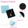 Piriuuo 2 Pcs Square Necklace Gift Box Bracelet Box Jewelry Gift Boxes with Lids Small Gifts Boxes for Jewelrys Pendent Storage Case for Necklace Bracelet Earrings Ring Display Blue