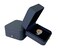 Svea Display Premium Grade Blue PU Leather Jewelry Case for Brooch Pin Badge Box