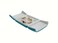 Svea Display Premium Grade Luxurious Aqua Velvet Jewelry Case for Bracelet Bangle Storage Present Box