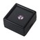 Teensery 10 Pcs Gemstone Display Box Small Plastic Loose Diamond Gemstone Box Case Jewelry Storage Container Organizer with Clear Top Lids Black