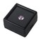 Teensery 10 Pcs Gemstone Display Box Small Plastic Loose Diamond Gemstone Box Case Jewelry Storage Container Organizer with Clear Top Lids Black