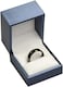 The Jewellery Pak Ring Box for Wedding Proposal Engagement for Men Women Luxury Soft Touch Blue PU Leather Ring Jewelry Gift Holder Box Size 25W25D2H