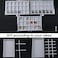 YUFONG Earring Organizer Box Acrylic Jewelry Organizer with 3 Drawers 54 Adjustable Grids Clear Stackable Earring Holder Velvet Trays Ring Display Case for Women Girls Gray