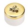 Hipiwe Ceramics Jewelry Box with Golden Bee Lid Small Jewelry Display Organizer Holder Trinket Storage Tank Container for Home DecorGift for Women