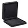 ALLURE BOX Allure Rich Suede Black Luxury Necklace Box Elegant Diamond Necklace Case With Black Velour Interior Jewelry Display Gift Box For Unique Proposal Engagement Or Wedding