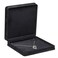 ALLURE BOX Allure Rich Suede Black Luxury Necklace Box Elegant Diamond Necklace Case With Black Velour Interior Jewelry Display Gift Box For Unique Proposal Engagement Or Wedding