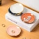 CEIERPH Ceramic Leaf Jewelry Dish Tray Ring Holder Small Decorative Trinket Dish for Rings Earrings Necklaces 4 Inch White