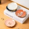 CEIERPH Ceramic Leaf Jewelry Dish Tray Ring Holder Small Decorative Trinket Dish for Rings Earrings Necklaces 4 Inch White