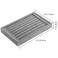Foraineam 4 Pack Velvet 7 Slots Ring Earrings Trays Showcase Display Holder Drawer Insert Jewelry Storage Organizer