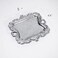 Funly mee Antique Trinket Dish Vintage Metal Jewelry Tray Ring Holder Sliver S