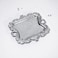 Funly mee Antique Trinket Dish Vintage Metal Jewelry Tray Ring Holder Sliver S
