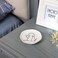 HOME SMILE Ceramic Cat and Dog Ring Dish 4x4x06 inches White Irregular Round Shape Polished Finish Christmas Gift