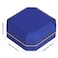 LETURE Luxury LED Jewelry Bracelet Gift Box with LED Light Velvet Small Jewelry Box Storage Case Organizer Holder for Wedding Engagement Proposal Birthday and Anniversary Blue