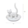 MaoYaMao Cat Ring Holder Ceramic Dish Jewelry Tray for Women Engagement Ring Dish for Women