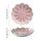 Mecaikru jewelry dish flower shape ring dish pink earring tray cute jewelry holder key bowl flower pink