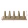 MOOCA 2 Pcs Set Ring Organizer for Showcase Display Drawer 5 Long Ring Storage Holder Jewelry Display Stands Showcase Jewelry Storage Counter Burlap 8 W x 2 18 D x 2 12 H in