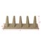 MOOCA 2 Pcs Set Ring Organizer for Showcase Display Drawer 5 Long Ring Storage Holder Jewelry Display Stands Showcase Jewelry Storage Counter Burlap 8 W x 2 18 D x 2 12 H in