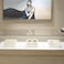 Oirlv Microfiber 4 Slots Jewelry Pendant Display Tray Jewelry Necklace Organizer Display TrayBeige