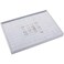 Pimuza Grey Velvet Stackable 100 Slot Ring Inserts Jewelry Tray Showcase Display Organizer Holder Storage Box Case Pad Stackers for Valet Closet Decorate Vanity Table Cabinet College Dorm Drawer
