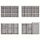 Fordonral Set of 4 Stackable Jewelry Trays Organizer Velvet Earring Organizer Jewelry Organizer Showcase Display Drawer Organizer Storage Earring Holder Necklace Bracelet Ring Accessary Organizers Gra