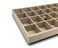 TheDisplayGuys For The Display Guys Stackable Jewelry Tray and Organizer for Drawers Dressers Store Display 32 Compartments Beige Burlap