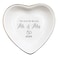 Vancsenia The Year We Became Mr Mrs 2025 Ceramic Ring Dish for Wedding Jewelry Tray Elegant Keepsake Gift for Couples Ceramic Valet Tray for Jewelry Storage