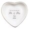 Vancsenia The Year We Became Mr Mrs 2025 Ceramic Ring Dish for Wedding Jewelry Tray Elegant Keepsake Gift for Couples Ceramic Valet Tray for Jewelry Storage