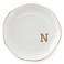 VINCOMIC Initials Ring Dish Jewery Tray with personalized NMonogrammed Gifts Wedding Engagement for Women Friends sisterCeramic White