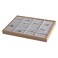 YUFONG Bracelet Holder Bangle Organizer Display Bracelets Tray Holder 36 Section with Velvet Inserts Ring Holder Ring Box Grey