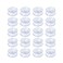 AQUANEAT 20 Pack 08 Inch Double Sided Suction Cups for Glass Table Top Home Organization