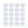 AQUANEAT 20 Pack 08 Inch Double Sided Suction Cups for Glass Table Top Home Organization