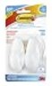 Command BATH18ES Bath Hook with 2 Medium Strips