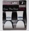 Home & Over The Door Hook 2 Pack White Plastic Bathroom Towel Garment Robe Hanger