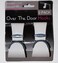 Home & Over The Door Hook 2 Pack White Plastic Bathroom Towel Garment Robe Hanger