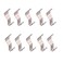 DEEKOUDT 10 Piece No Hole Heavy Duty Hanger Vinyl Siding Hooks Jagged Design to Increase Grip